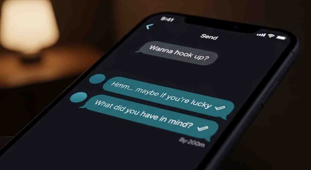 Replies to “wanna hook up”