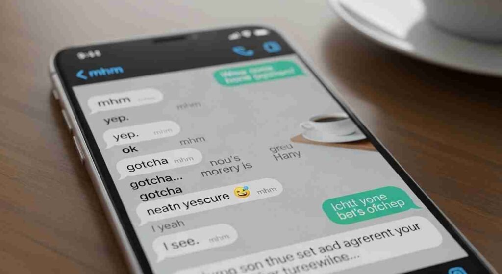 Replies to “mhm”