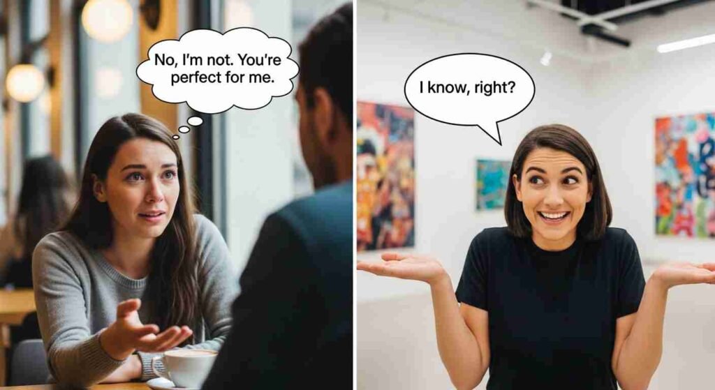 Replies to “you’re too good for me”