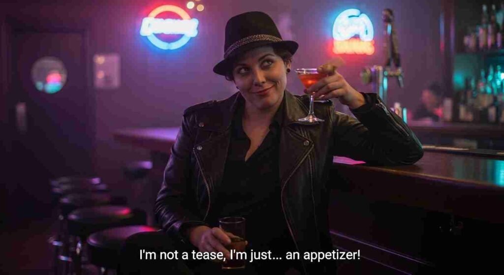 Replies to being called a tease