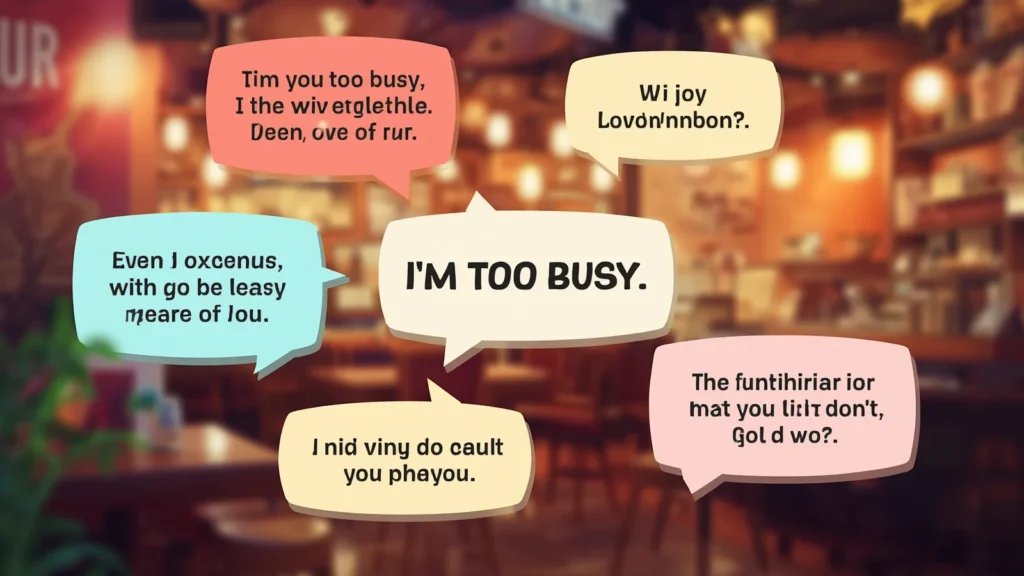 Flirty Replies to “I’m Too Busy”