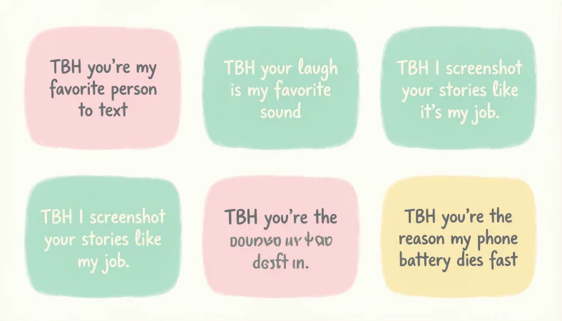 Cute TBH Instagram Replies
