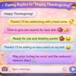 Happy Thanksgiving replies
