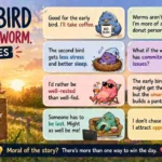 Early bird gets the worm replies