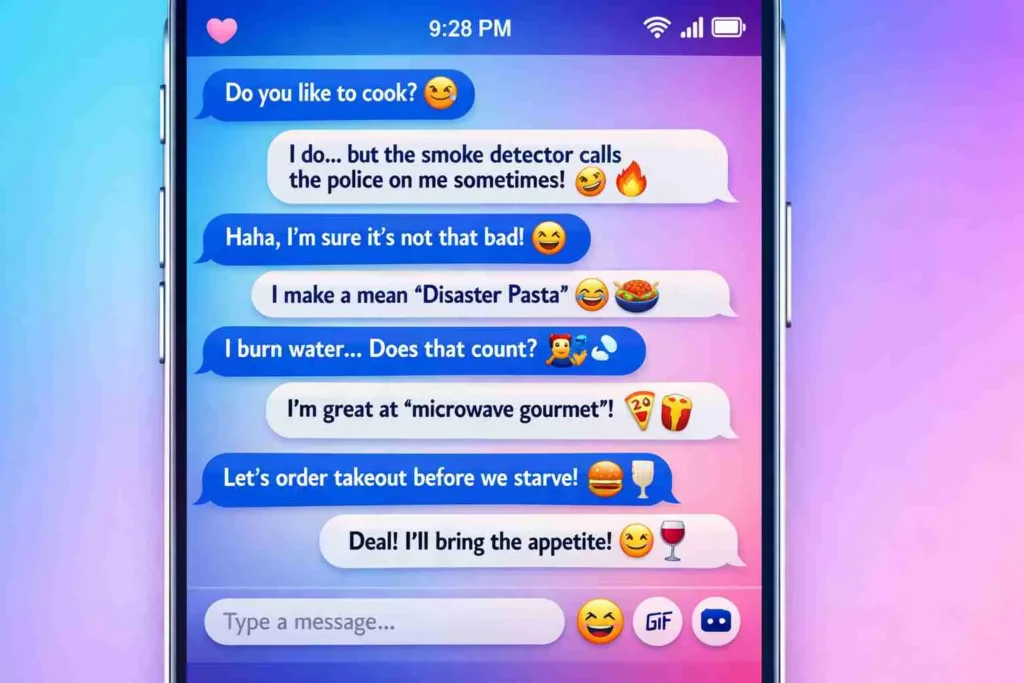 Funny replies about cooking