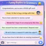 Funny replies to scammers
