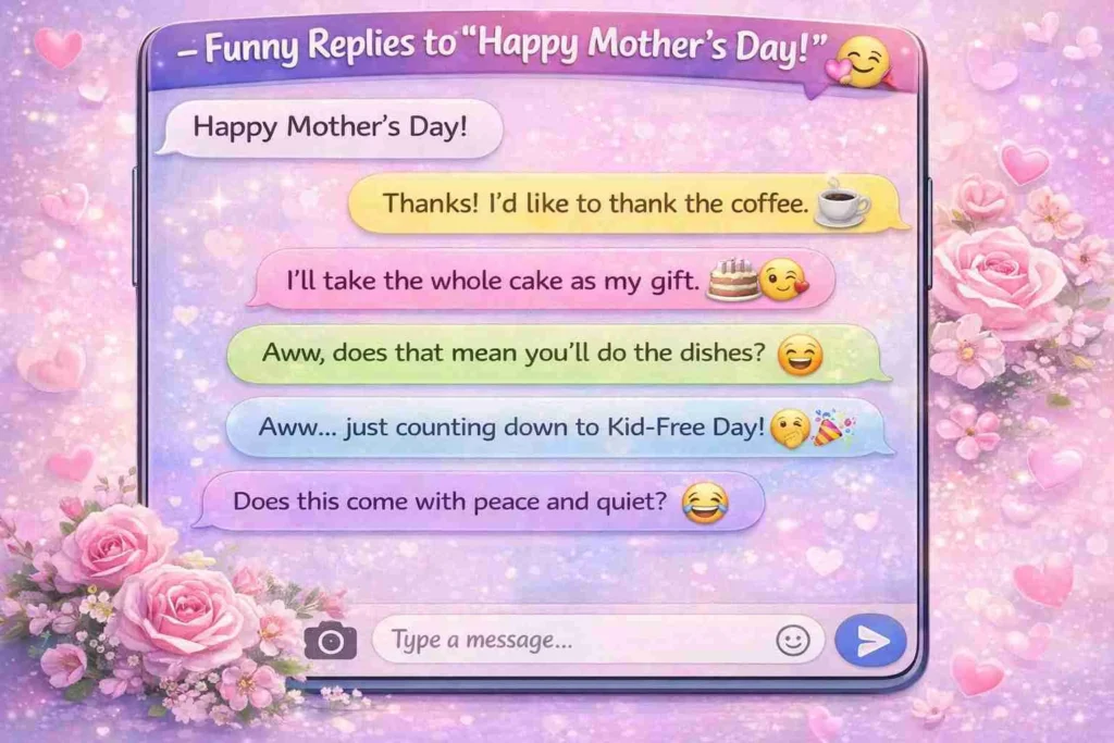 Happy Mother’s Day replies