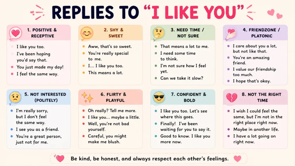 Replies to “I like you”