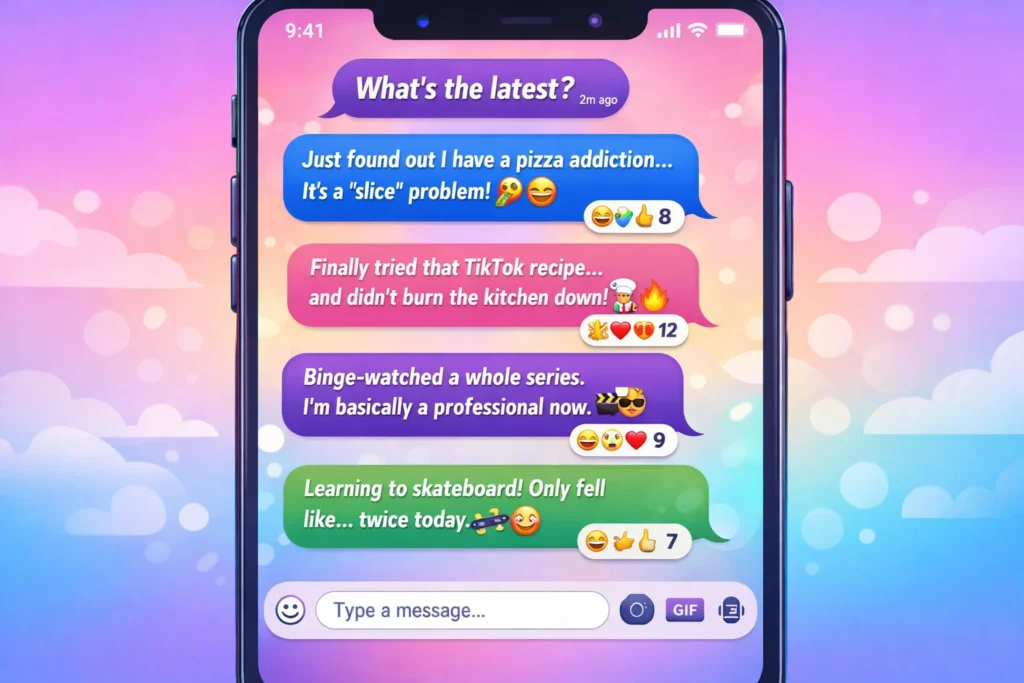 Replies to “what’s the latest”