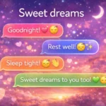 Reply to “sweet dreams”