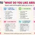 Reply to “what do you like about me”