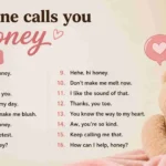 Someone calls you honey replies