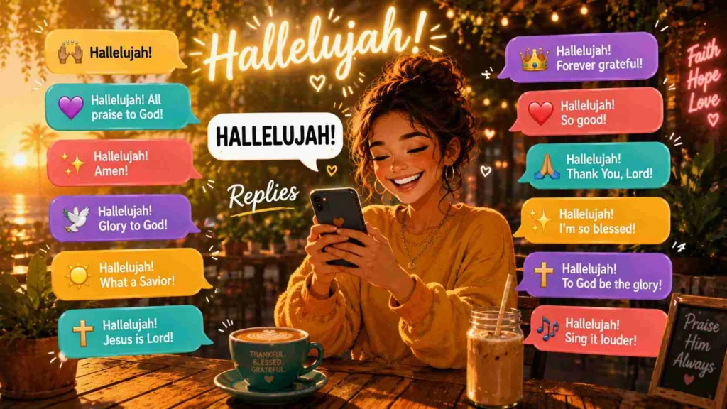 Hallelujah replies