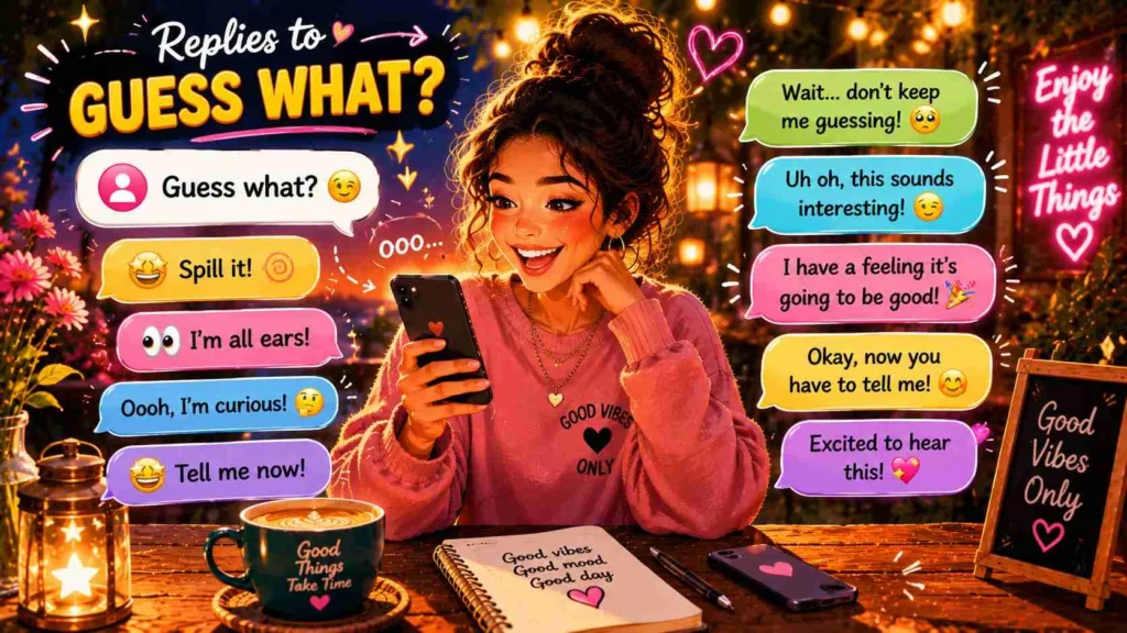 Reply to “guess what”