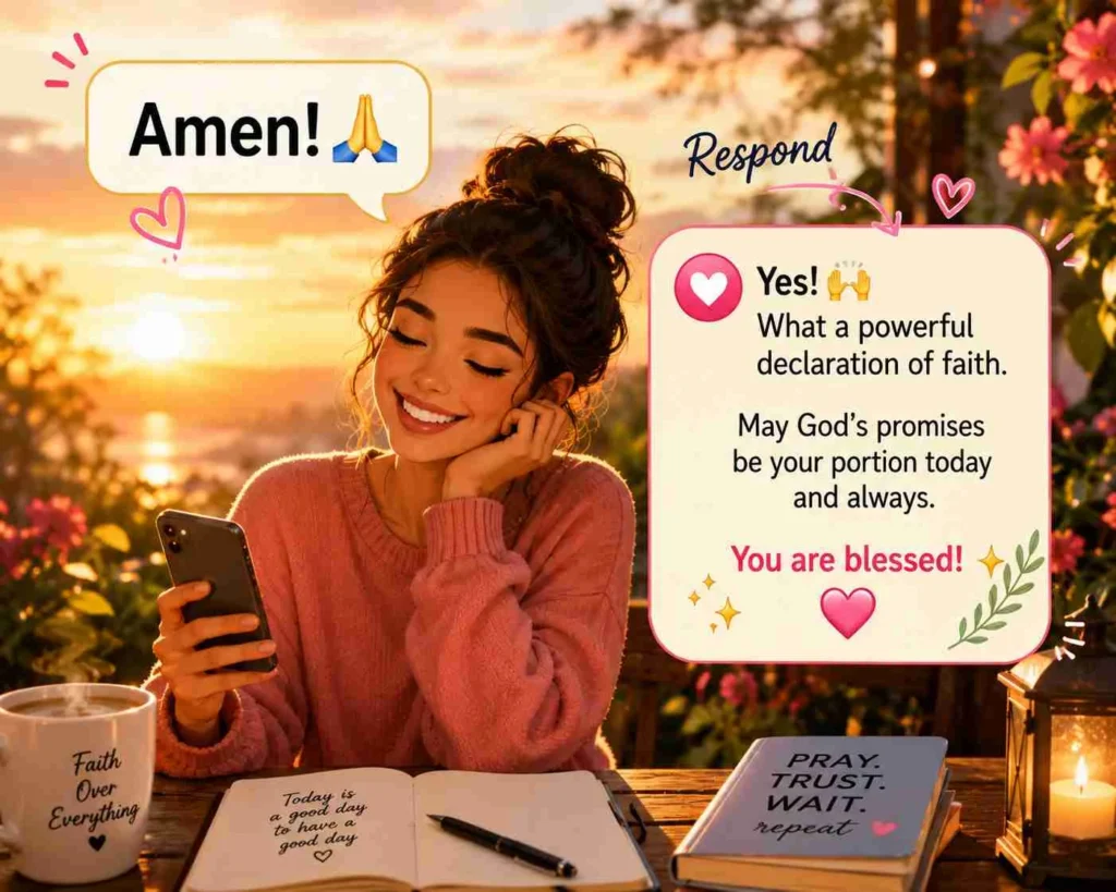 Respond to amen
