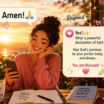 Respond to amen