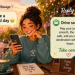 Drive safely replies