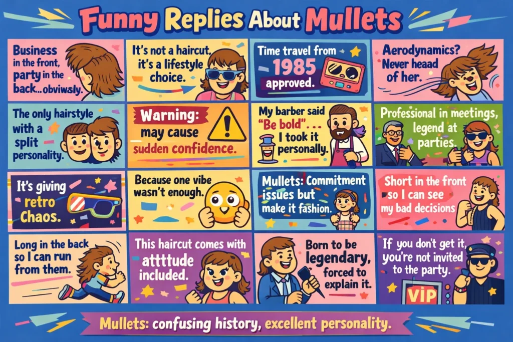 Funny replies about mullets