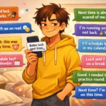 Funny replies to better luck next time