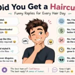 Funny replies to “did you get a haircut”