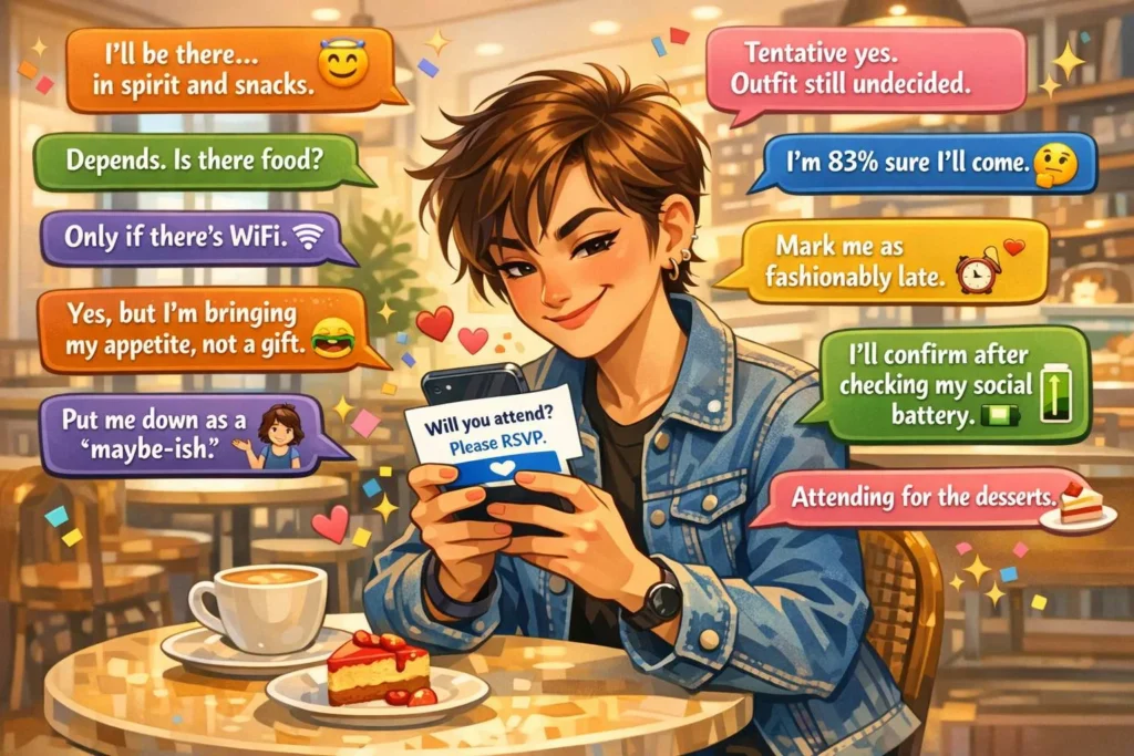 Funny RSVP responses