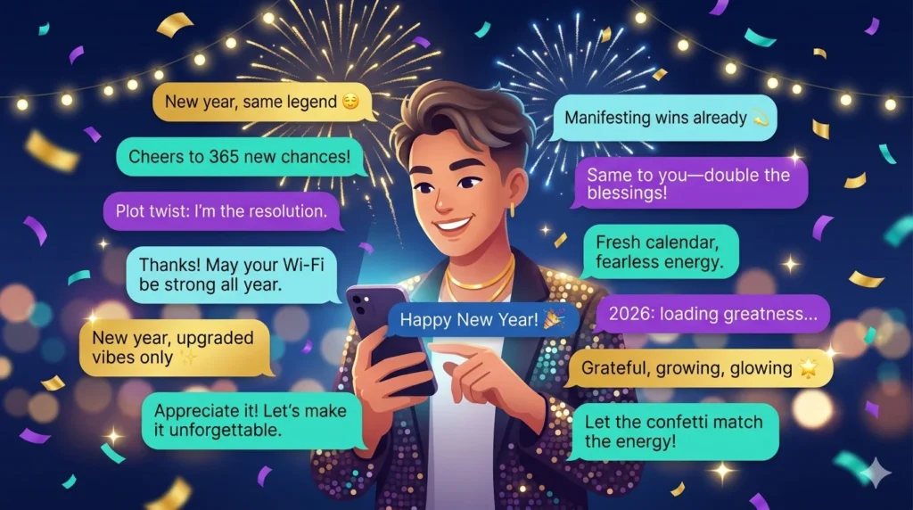 Happy New Year replies