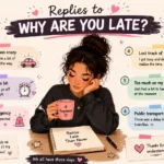Replies to why are you late