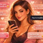 When a guy calls you trouble replies