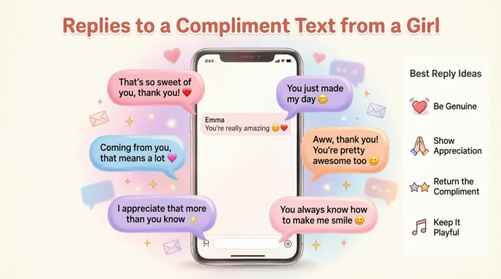 Flirty compliment texts from a girl