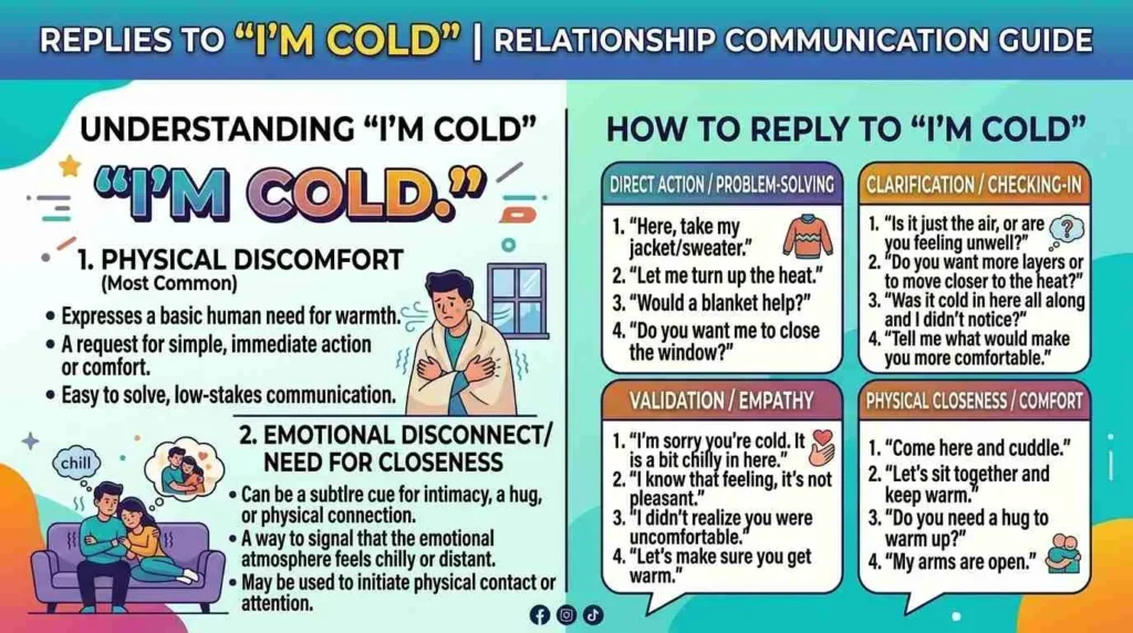Replies to “I’m cold”