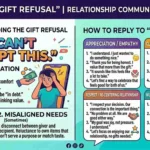 When someone refuses your gift replies