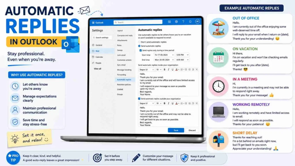 automatic replies outlook