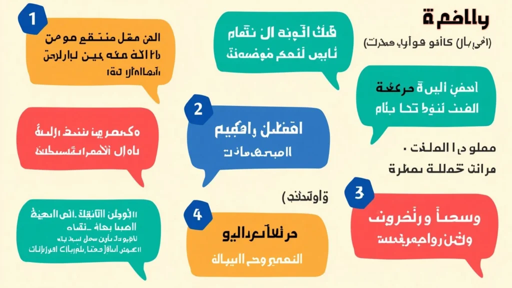 common uses of لا in arabic replies