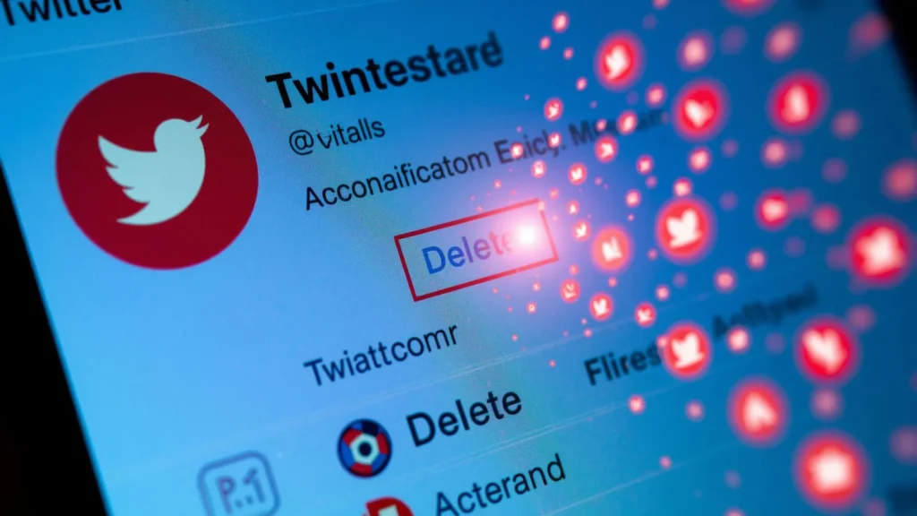 delete all replies on twitter