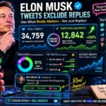 elon musk tweet count excluding replies 2024
