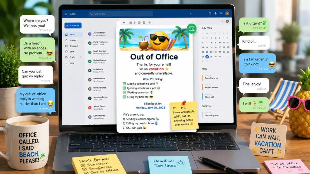 funny out of office replies