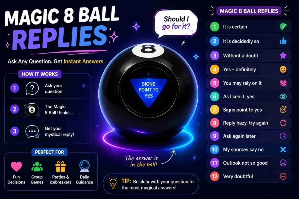 magic 8 ball replies