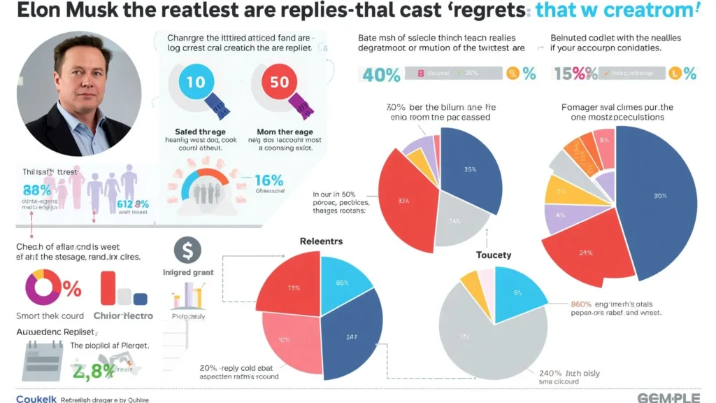 proportion of elon musk tweets that are replies