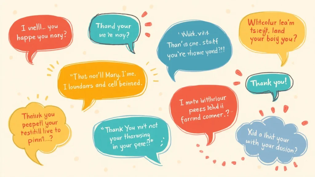 replies to thank you