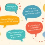 replies to thank you