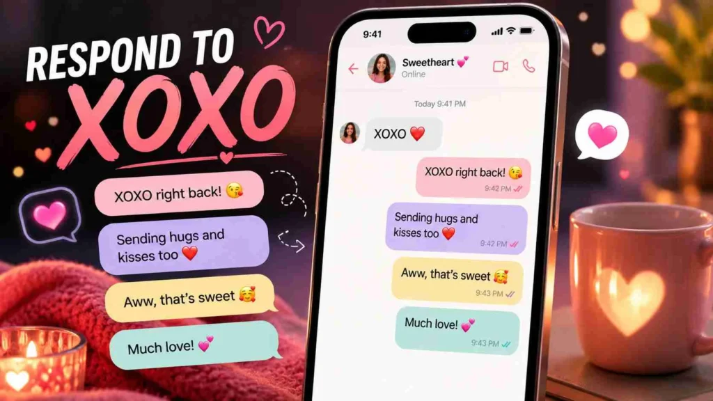 Respond to xoxo