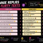 savage replies to flirty texts