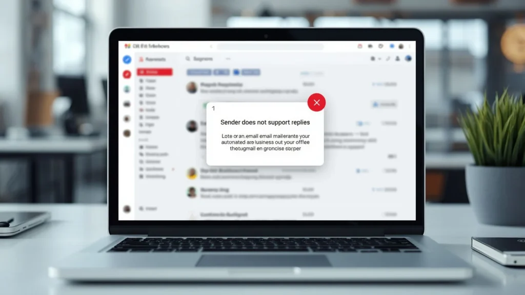 sender does not support replies