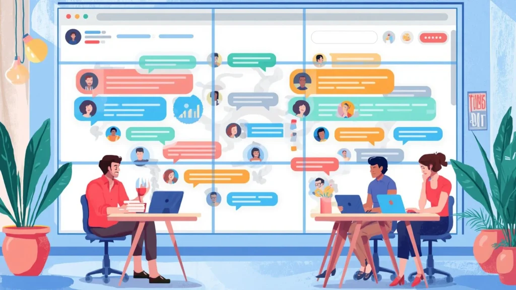 slack thread replies in main feed