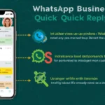 whatsapp business quick replies how to use