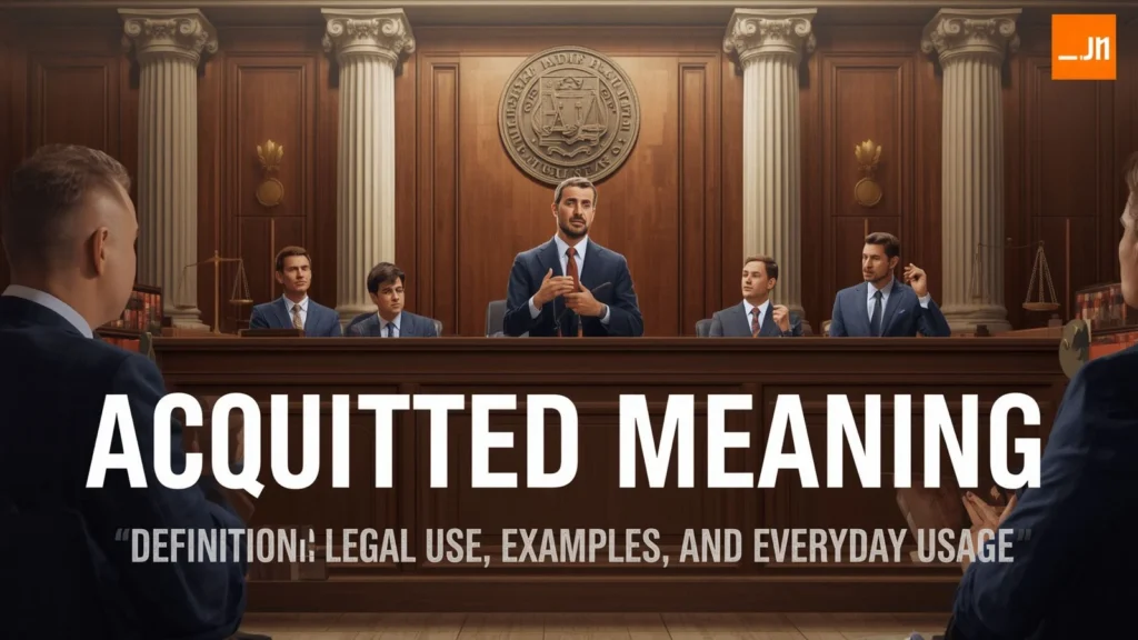 acquitted meaning
