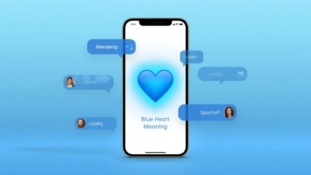 blue heart meaning