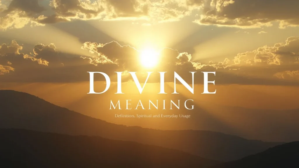 divine meaning
