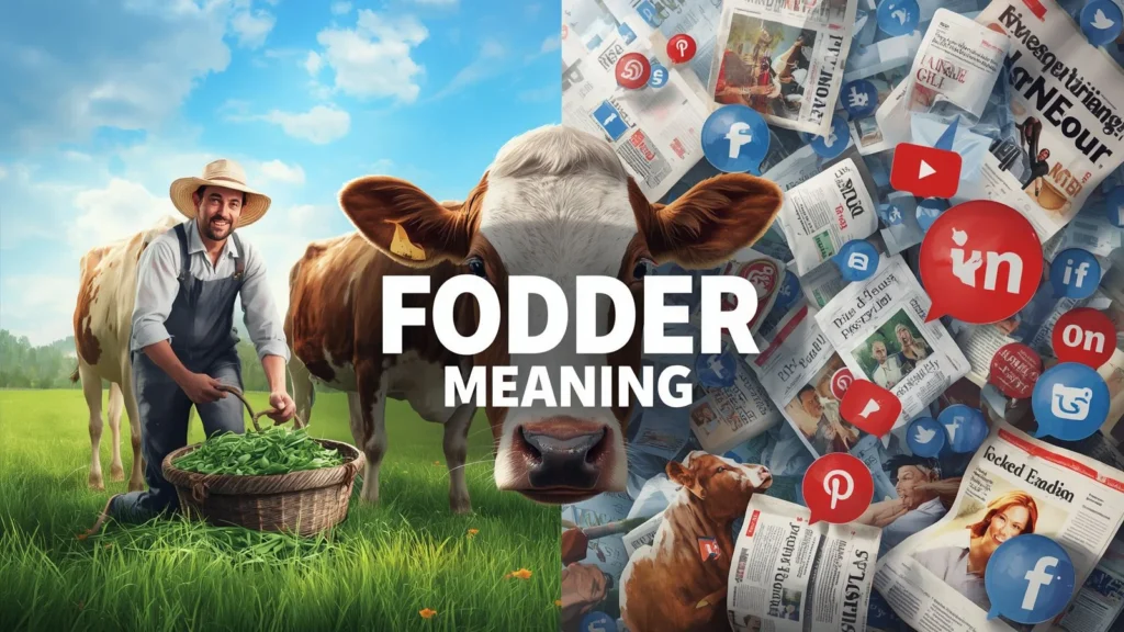 fodder meaning