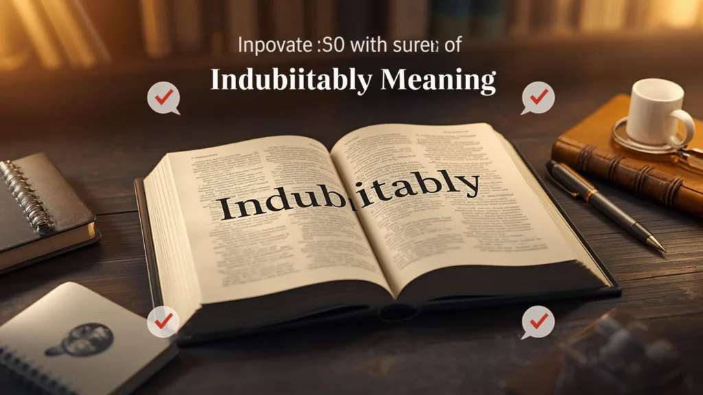 indubitably meaning